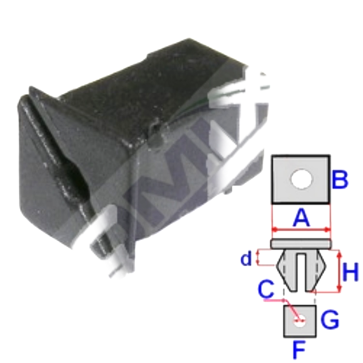 ROMIX ROM15280 Patent, csavar, anya